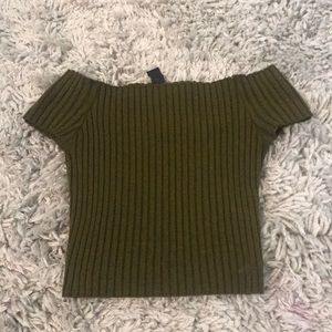 Off The Shoulder Crop Top